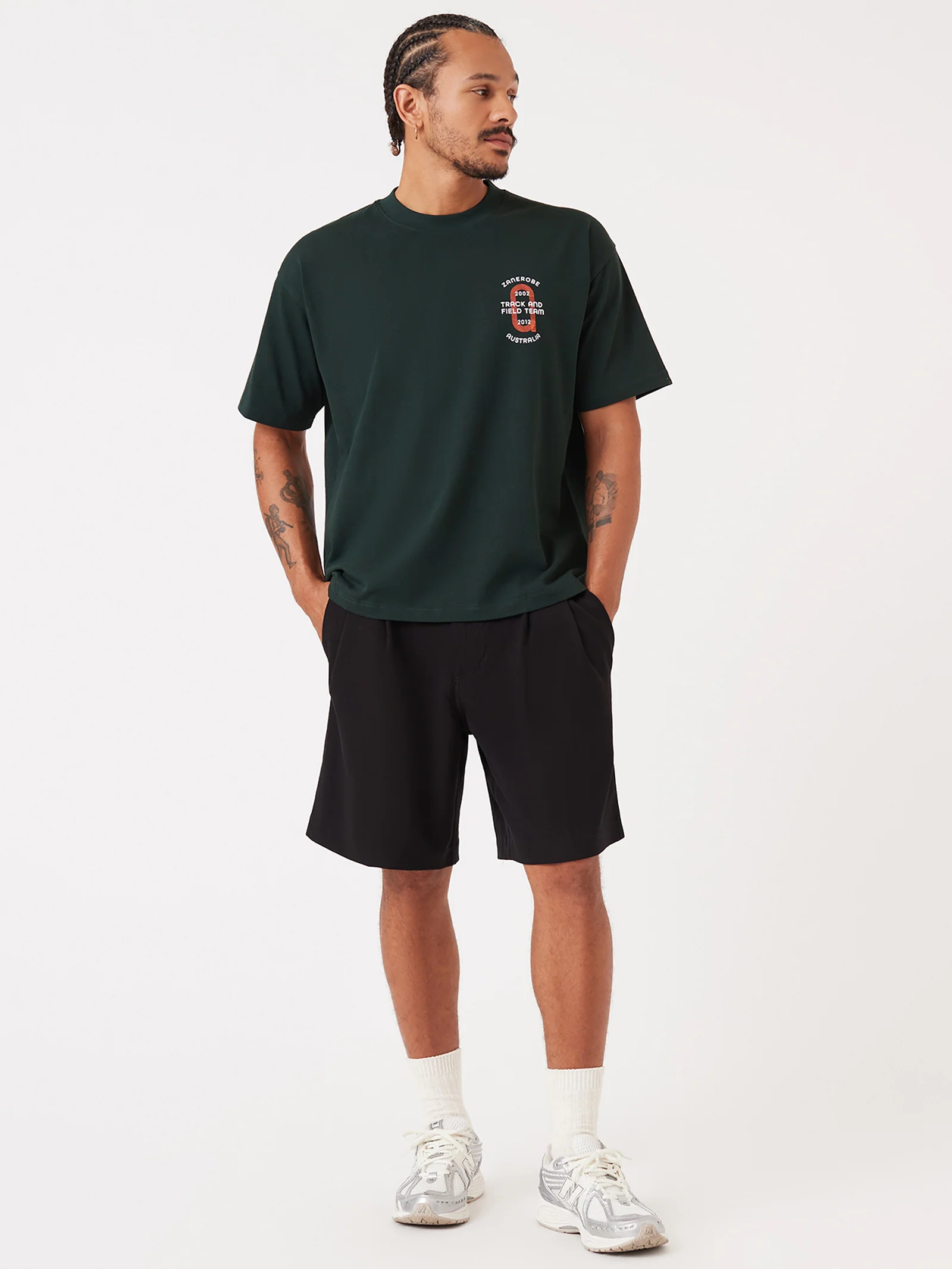 Track Team Box Crop Tee - Image 7