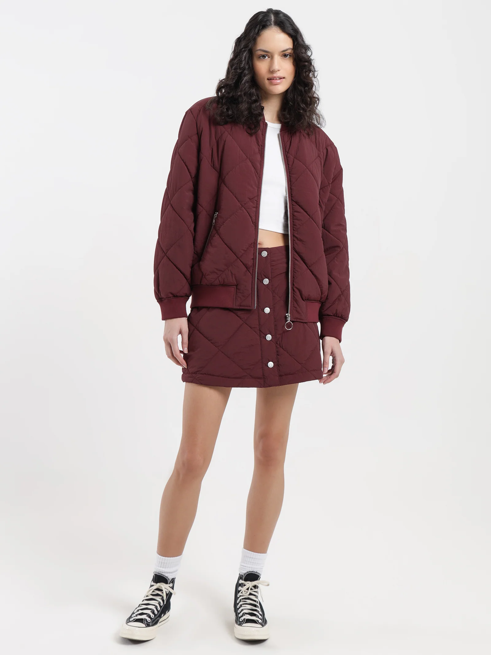 Zara Quilted Bomber - Image 4