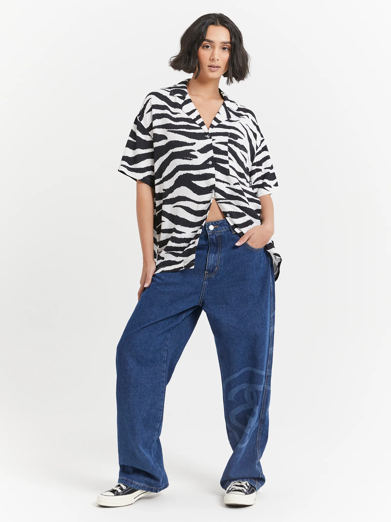 Zebra Oversized Shirt - Image 2
