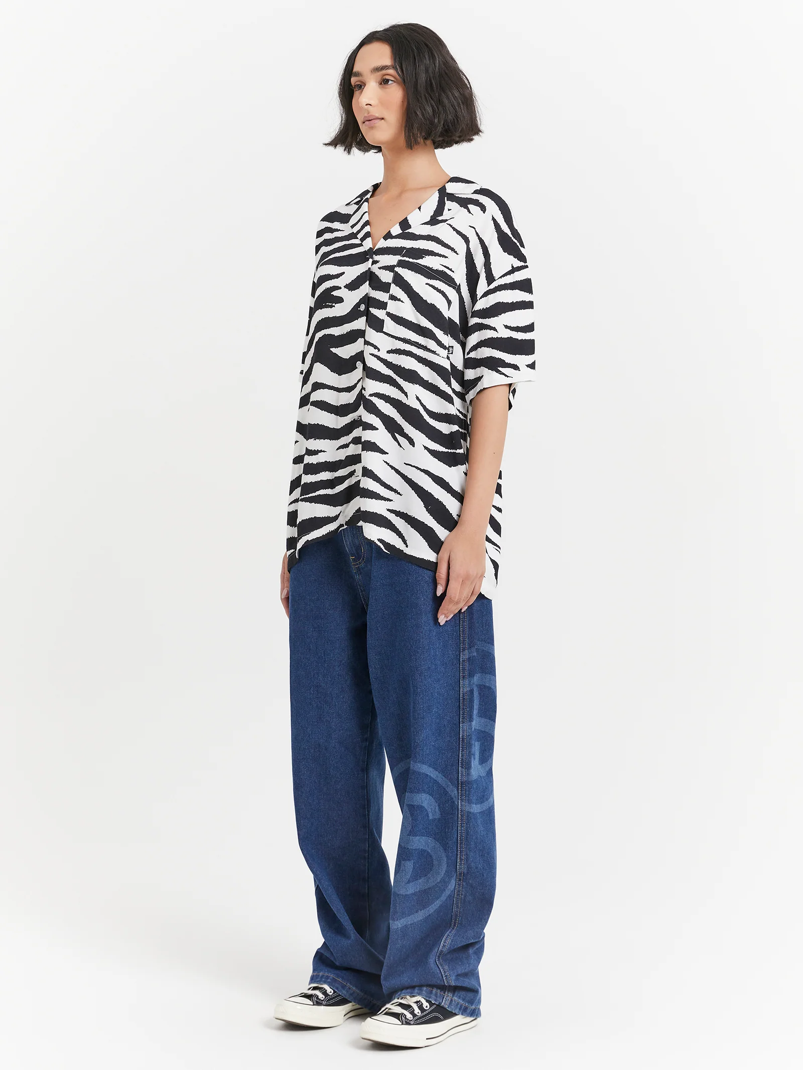 Zebra Oversized Shirt - Image 4