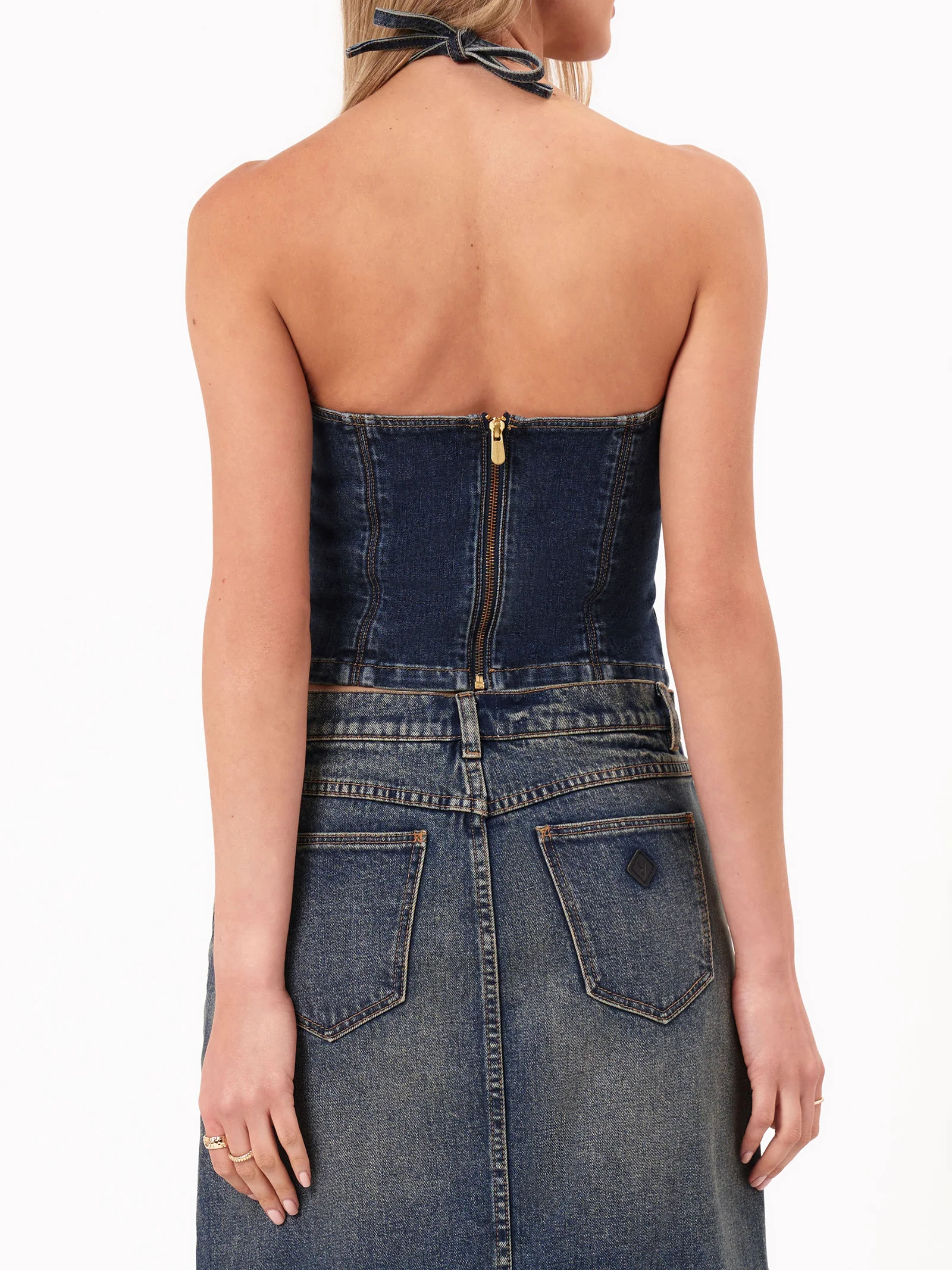 Zendaya 00 Denim Top - Image 3